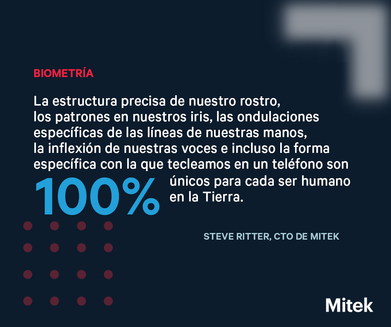 Biometrics 100%