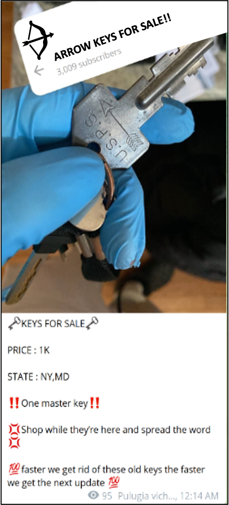 Arrow key sale