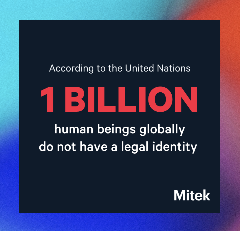 One billion humans without an identity
