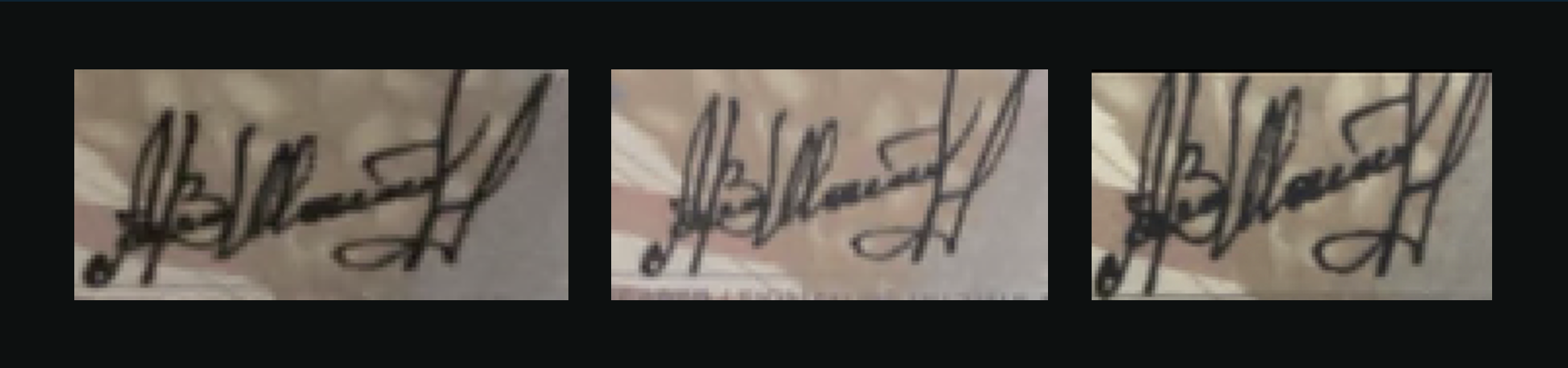 Signature Fraud