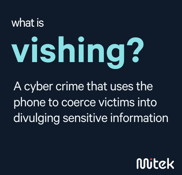 What is vishing?